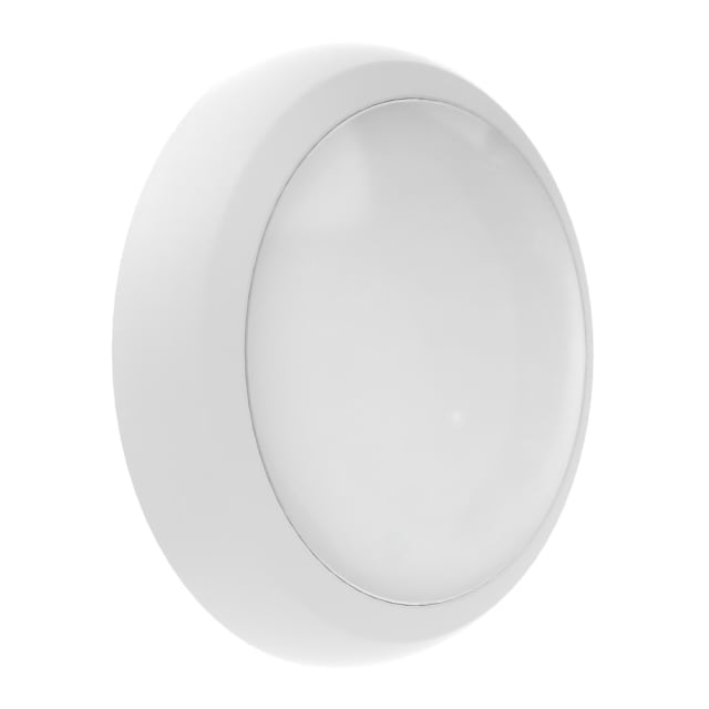 LEDVANCE Diffuseur circulaire à cadre blanc Hublot rond blanc avec diffuseur central translucide et bordure épaisse