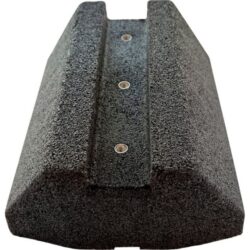 PEMSA - Bloc en caoutchouc 240X95 + fixation 3XM8 - RUBB-F240-3M8