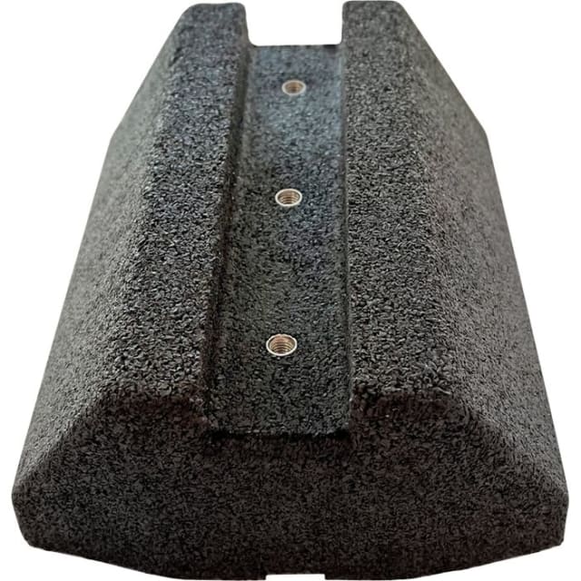 PEMSA - Bloc en caoutchouc 240X95 + fixation 3XM8 - RUBB-F240-3M8