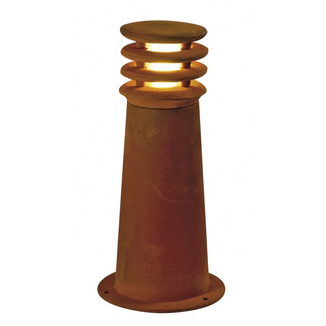 SLV Belgium - Rusty 40 balise E27 11W 230V IP55 fonte rouille - 229020