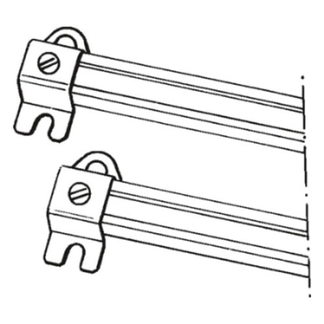 Vynckier (ABB) - Kit de fixation murale 885mm pour EH3 - 843442